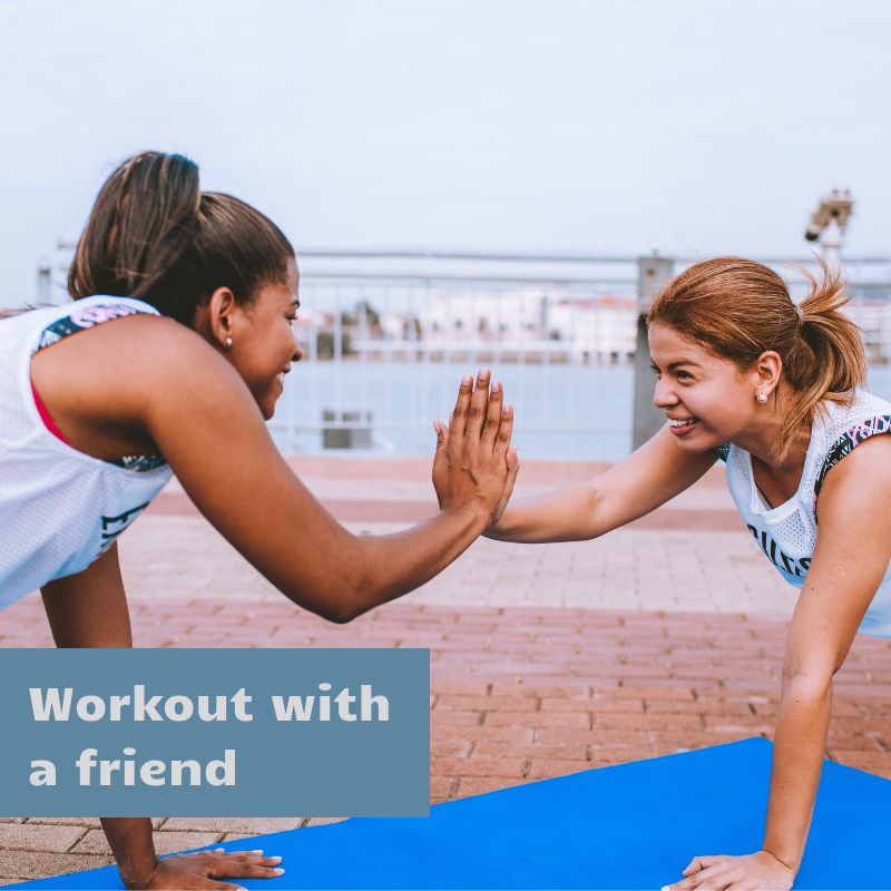 workout with a friend