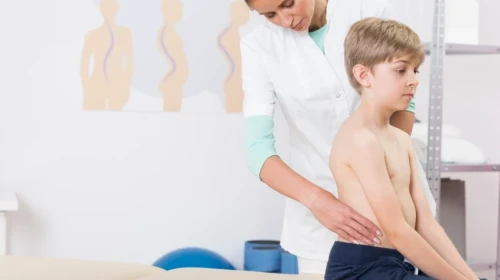 doctor and pediatric patient