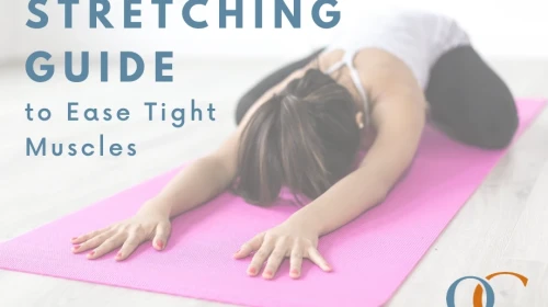 Stretching guide to ease tight muscles from OrthoCarolina