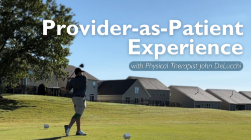OrthoCarolina provider as a patient experience