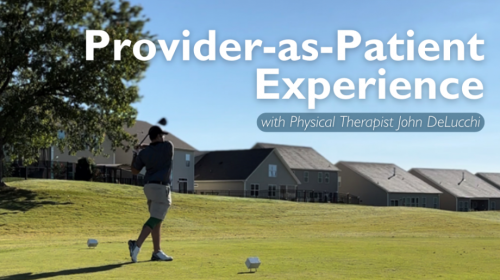 OrthoCarolina provider as a patient experience