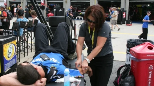 Athletic Trainer with NASCAR