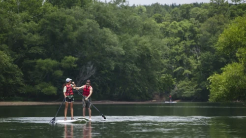 Paddle Boarding at the White Water Center