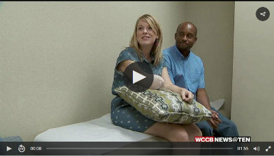 Video about Shark Attack Victim and how OrthoCarolina helps her