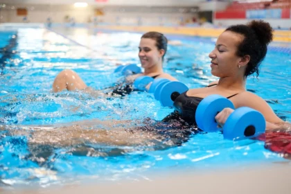 Aquatic Therapy in the Pool with OrthoCarolina