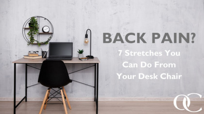 Back Pain? 7 Stretches you can do from your desk chair