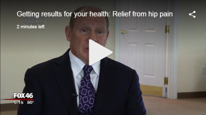 Getting Results for your Health: Relief from Hip Pain | Fox 64 & Dr. Edward Brown