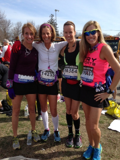 Diane Lancaster and Friends from Marathon race