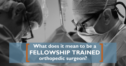 Fellowship Trained Surgeons OrthoCarolina
