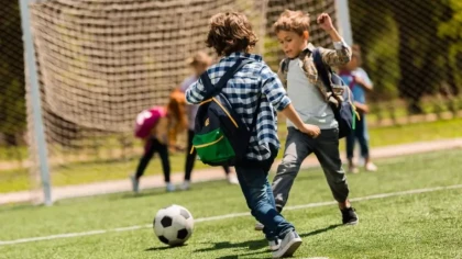 Kids Soccer Game After school