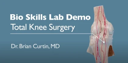 Knee Replacement Surgery - Bio Skills Lab Demonstration