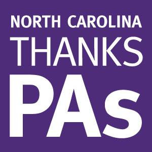 North Carolina Thanks PAs
