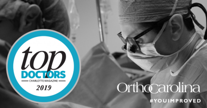 OrthoCarolina Physicians Win 2019 Top Doctor Honors