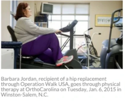 Local patients receive free joint replacements through national organization