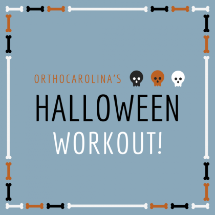 OrthoCarolina Halloween Workout