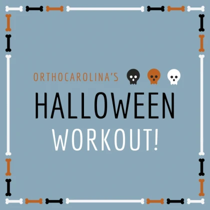 OrthoCarolina Halloween Workout