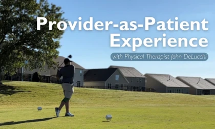 OrthoCarolina provider as a patient experience