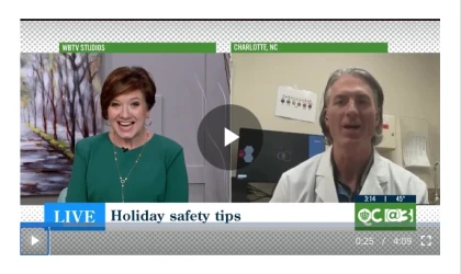 Dr. Robert Morgan provides a few tips to safely tackle holiday activities