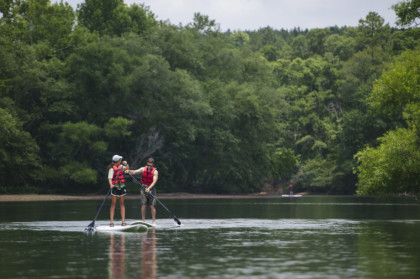 Paddle Boarding at the White Water Center