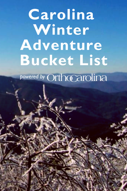 Carolina Winter Adventure Bucket List