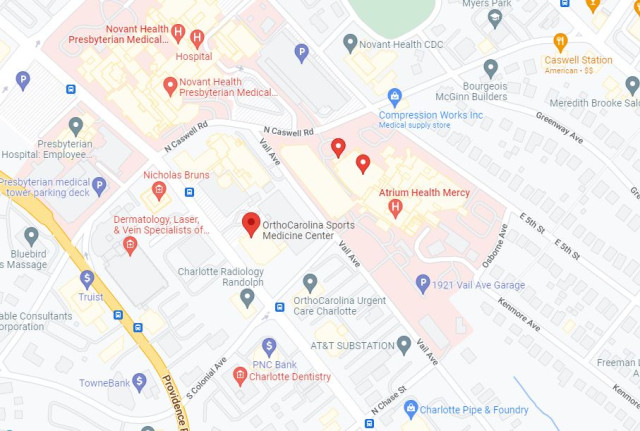 Foot & Ankle Institute Map