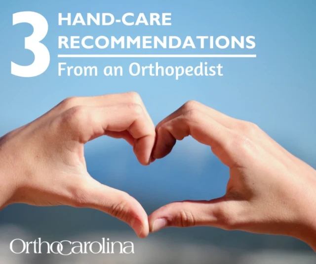 Hand-Care Recommendations - From an Orthopedist