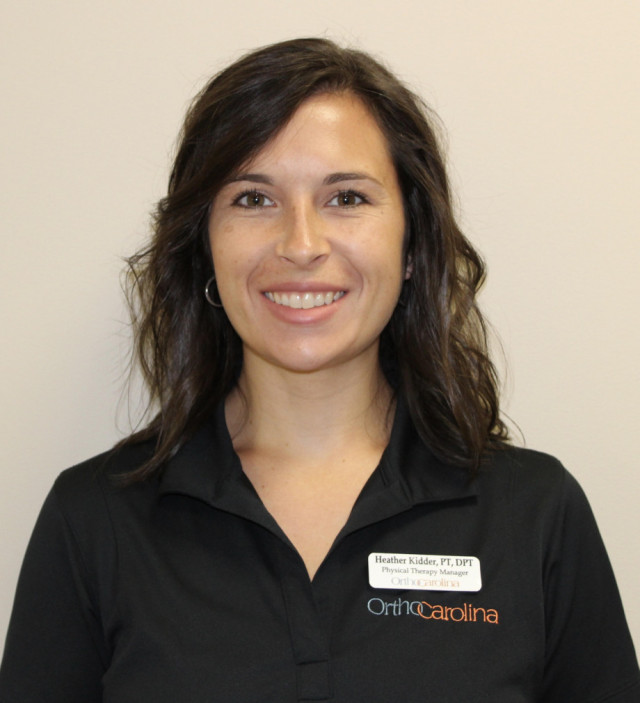Heather M. Kidder, PT, DPT, Facility Manager