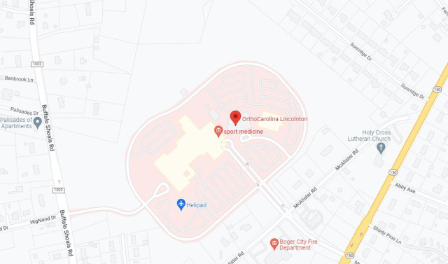 Lincolnton Map