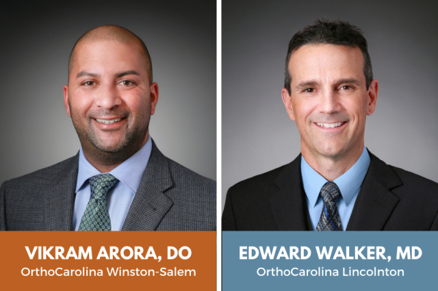 Two New Physicians Join the OrthoCarolina Team