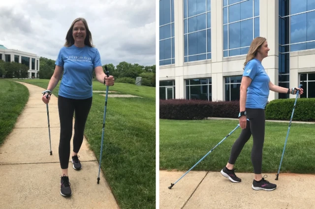 Nordic walking for a full-body workout | OrthoCarolina