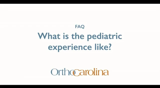 OrthoCarolina | Sports Medicine Fellowship FAQ -- Pediatrics
