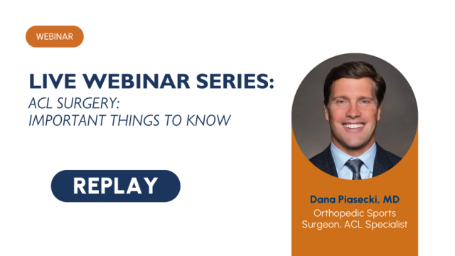 ACL Webinar w/ Dr. Piasecki