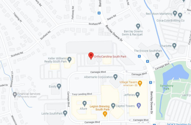 Shoulder Advanced Reconstruction and Replacement Specialty Clinic Map