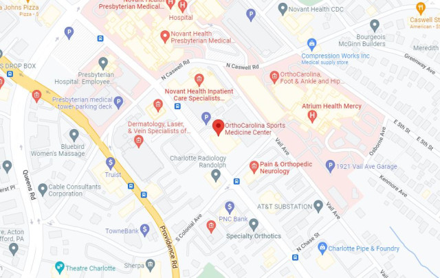 Sports Medicine Center Map