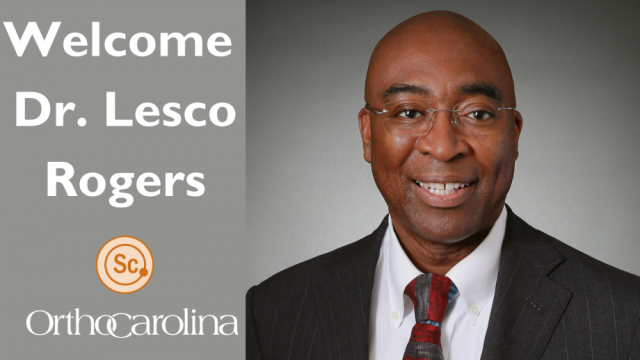 Welcome Dr. Lesco Rogers