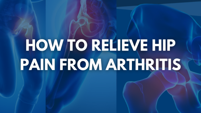 hip pain from arthritis conservative options