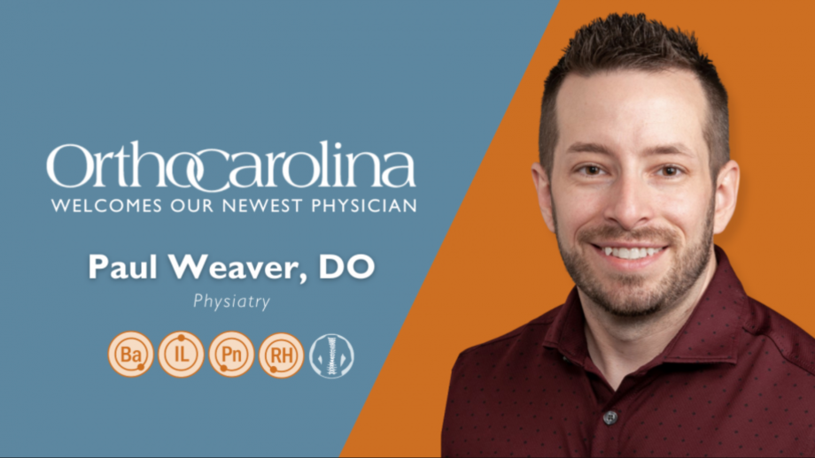 OrthoCarolina Dr. Weaver OrthoCarolina