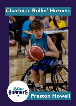 Preston Nowell of Charlotte Rollin Hornets Preston Nowell of Charlotte Rollin Hornets
