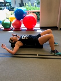 Foam Roll Pec Stretch