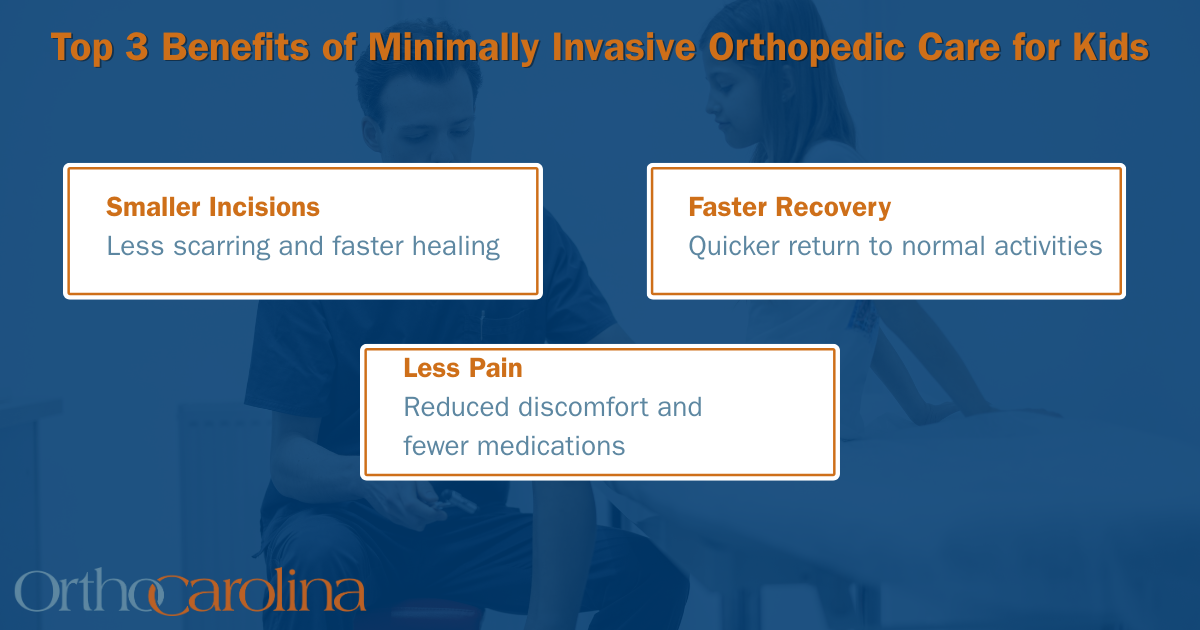 The 3 benefits of minimally invasive orthopedic care for kids