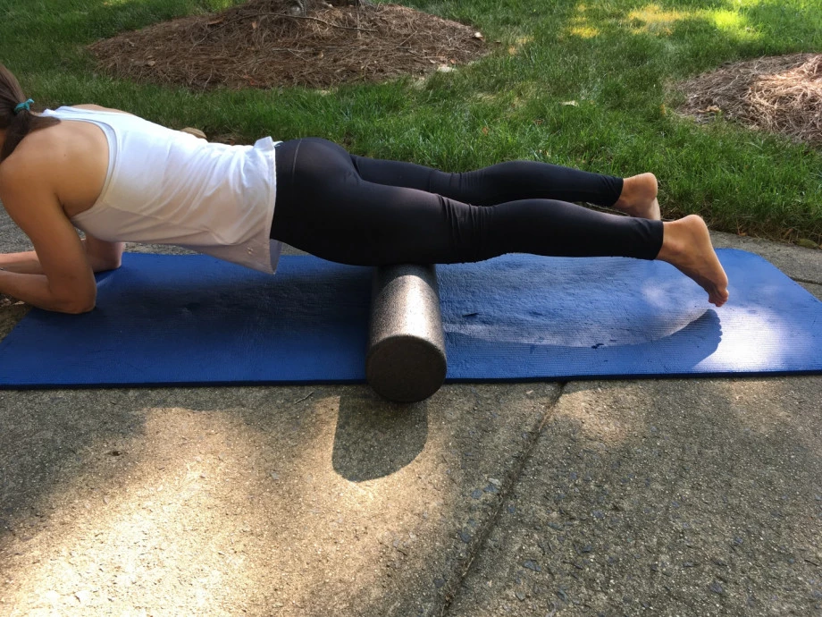 Quad Muscles with Foam Roller