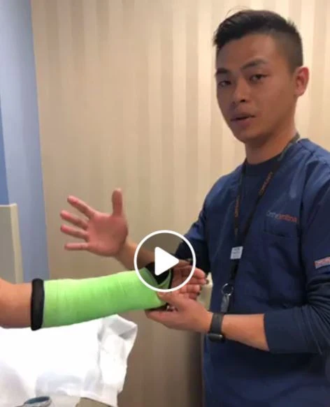 Want to see the cast application and removal process? Certified Medical Assistant Thinh Tran walks you through all the steps on here.