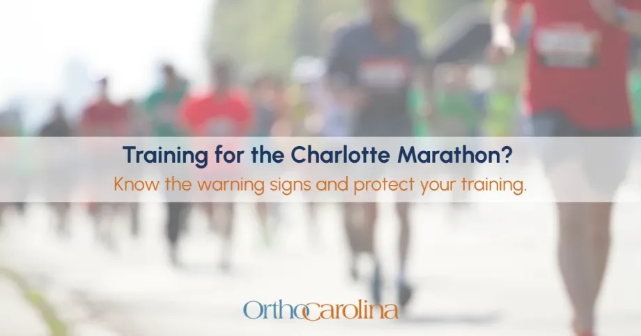 image of runners from the Charlotte Marathon