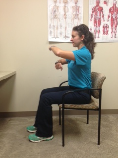 seated arm circles exercise