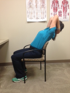 seated thoracic extension