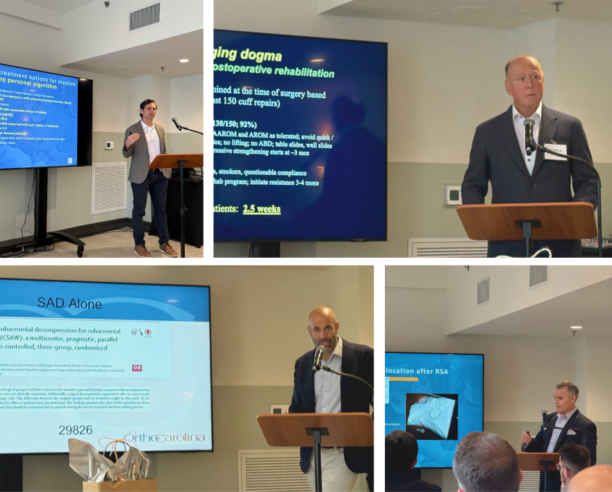 OrthoCarolina Physicians Participating in Research Presentations