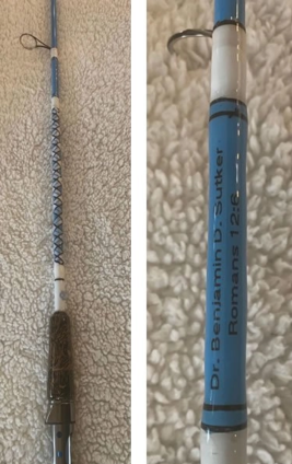 Dr. Sutker's Custom fishing rod