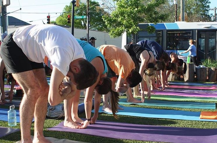 Yoga at Pizza Peel Sponsored by OrthoCarolina